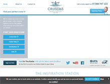 Tablet Screenshot of cruise365.com